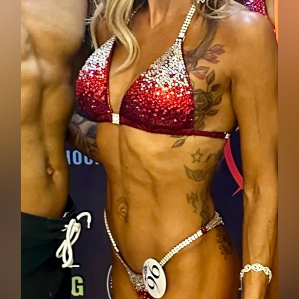 Custom made competition bikini.